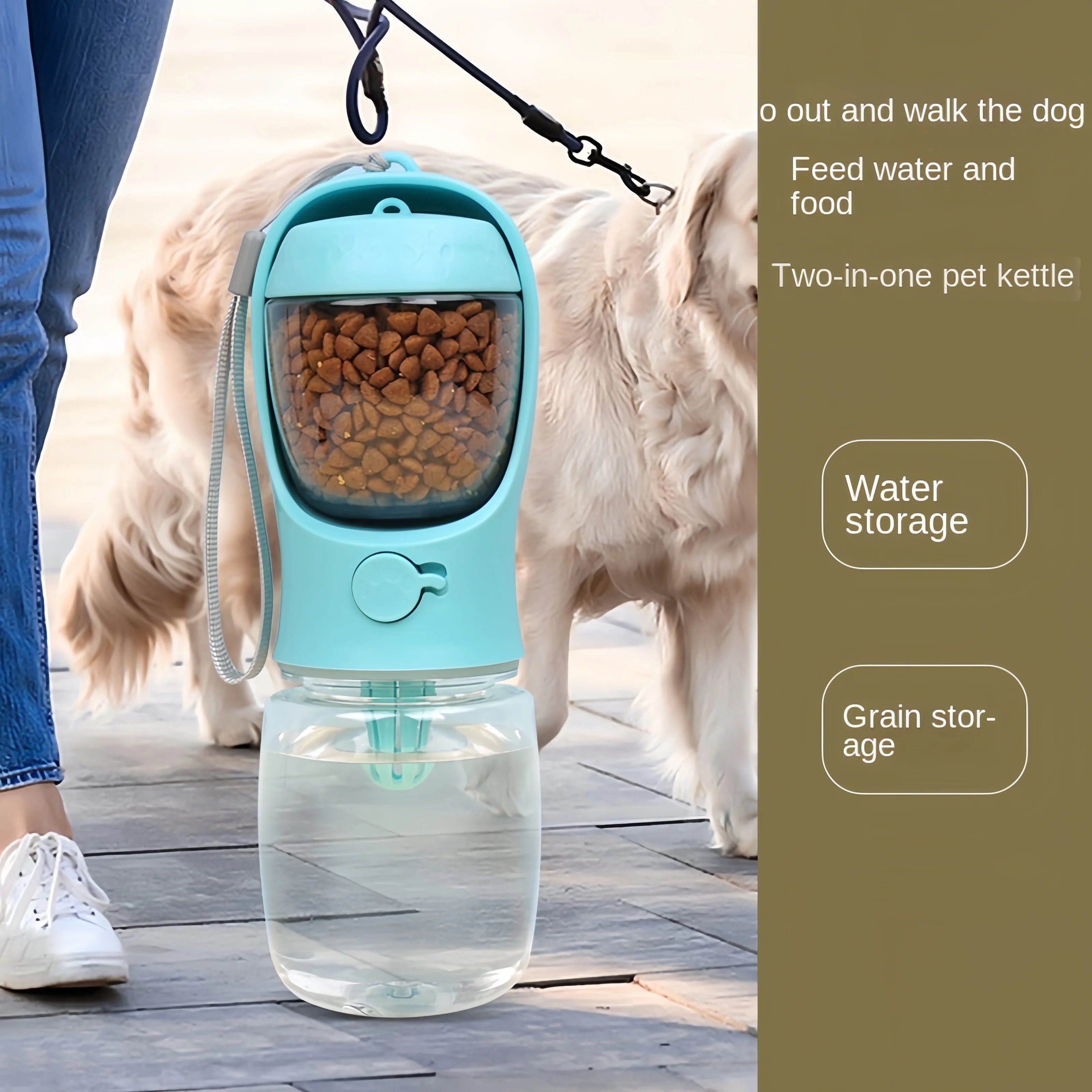 TrailMate Pet Water Bottle with Food